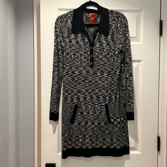 Womens size M black and white MISSONI for Target dress - Picture 1 of 6